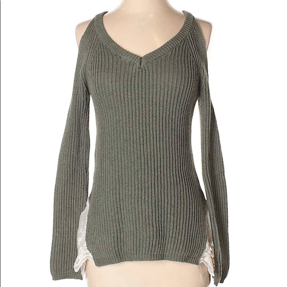 Madison & Berkeley long sleeve olive sweater